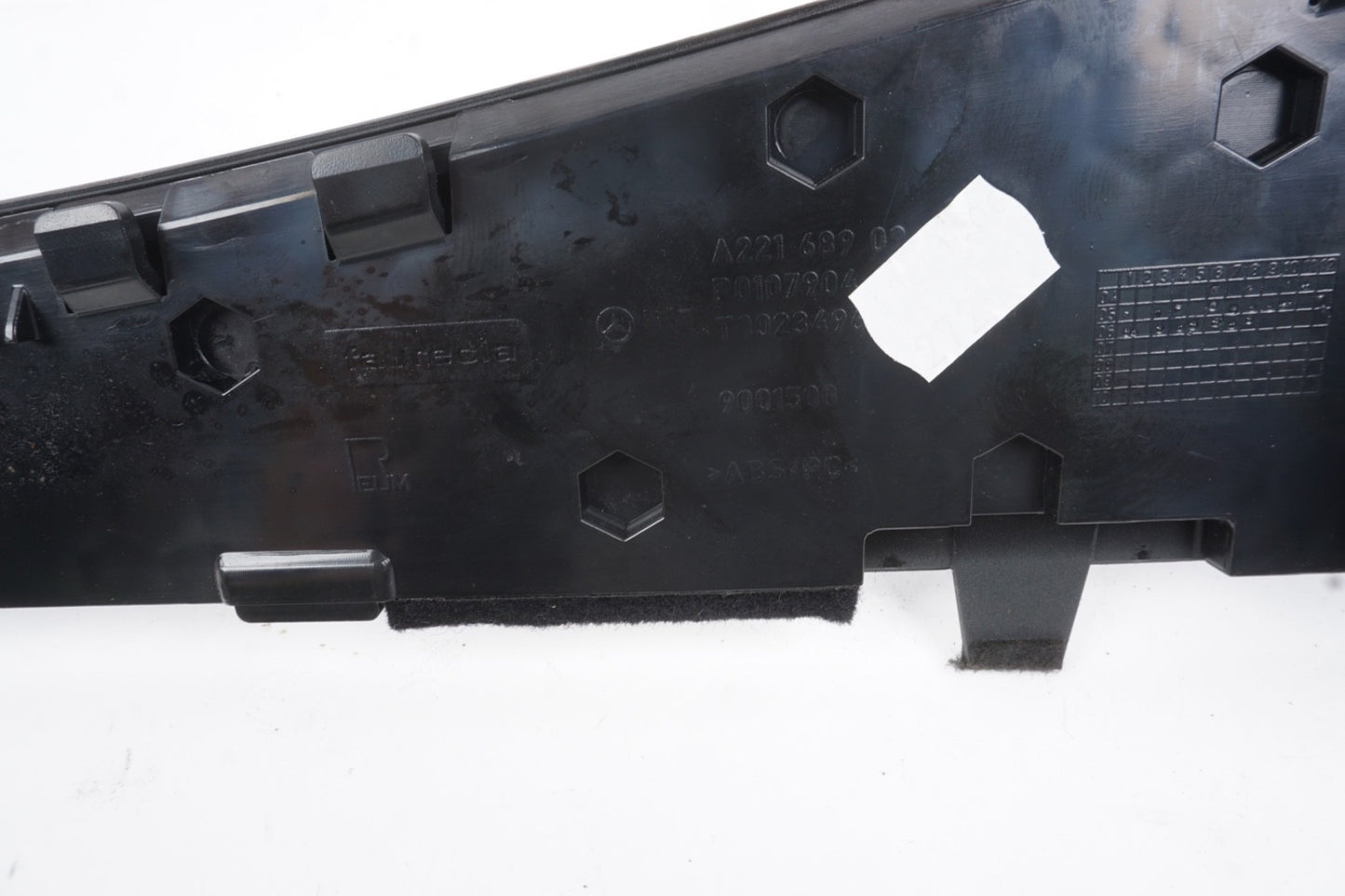 2007 - 2013 Mercedes S550 S400 Dashboard Air Vent Trim Panel Cover Set Black