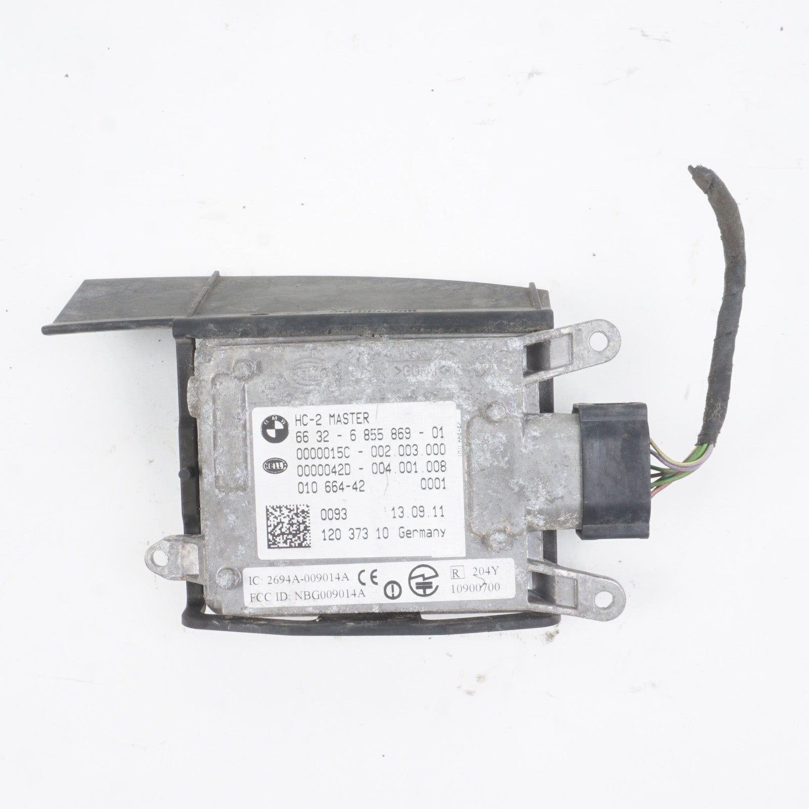 2012 - 2015 BMW 650I REAR LEFT BLINDSPOT RADAR UNIT MODULE 6855870 OEM