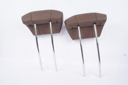 2014 - 2017 MERCEDES S550 W222 REAR SEAT HEAD REST HEADREST OEM BROWN PAIR