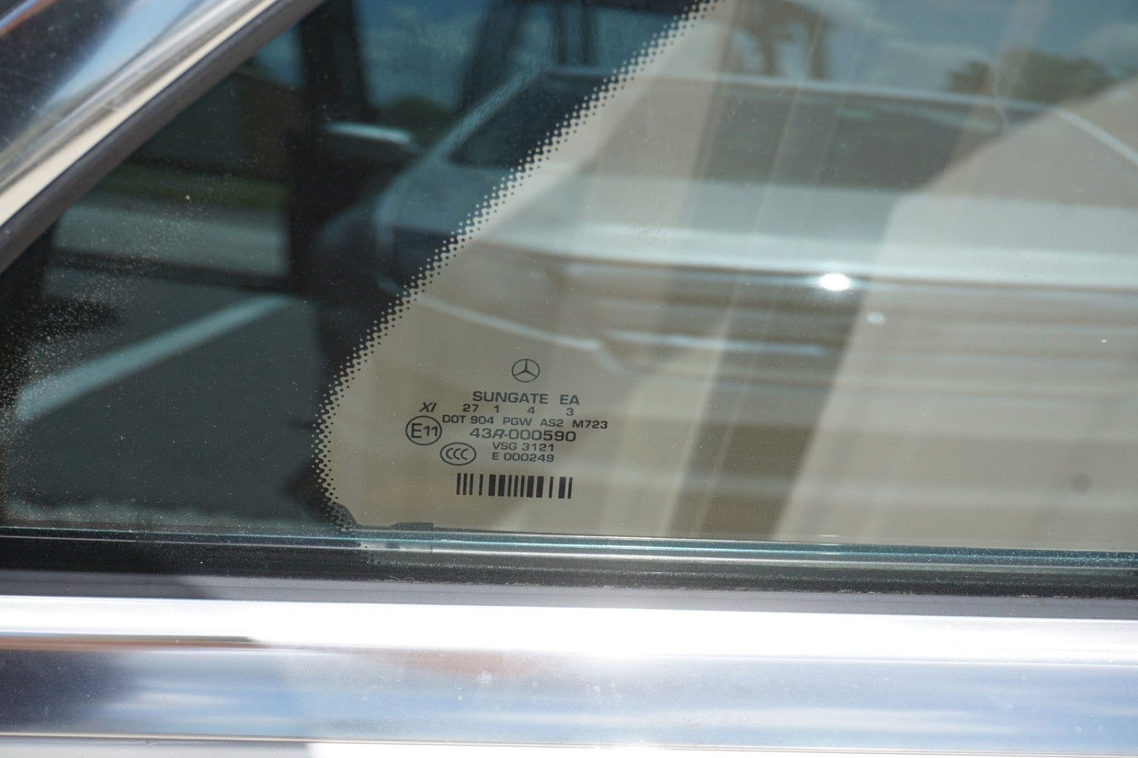 14-20 Mercedes W222 S550 S560 S600 Rear Right Side Door Shell Diamond White