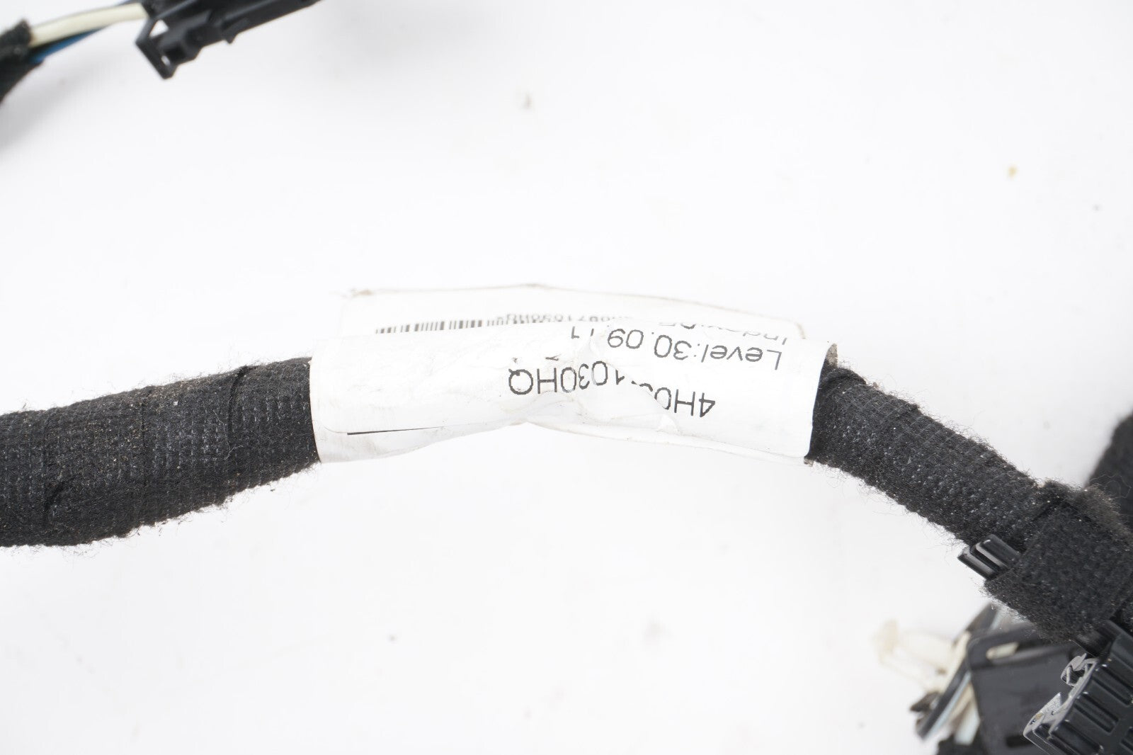 11-17 AUDI A8L FRONT RIGHT PASSENGER SIDE DOOR WIRE HARNESS OEM