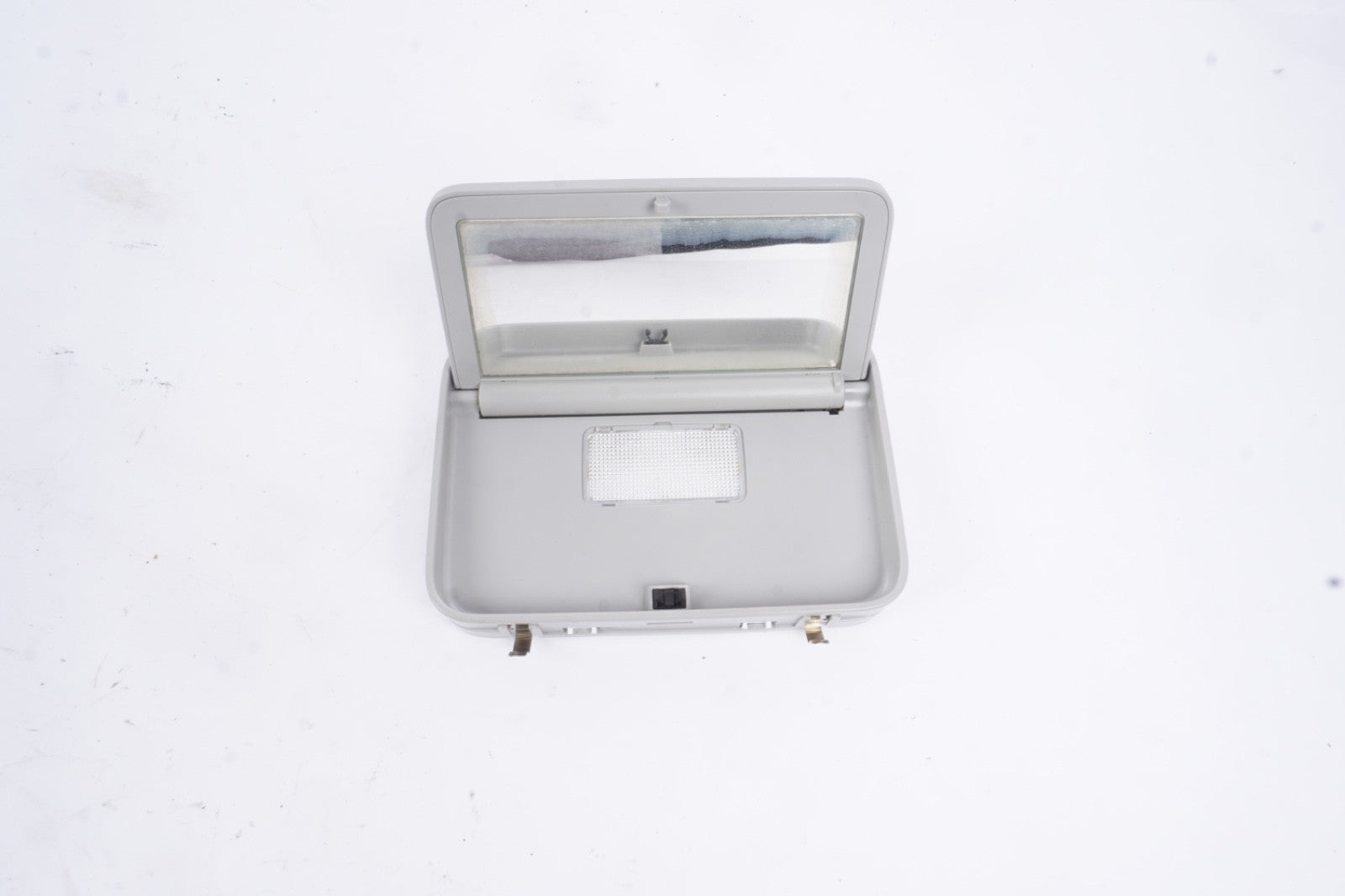 07-13 Mercedes W221 S400 S550 Rear Overhead Vanity Mirror Gray 2218101817 OEM