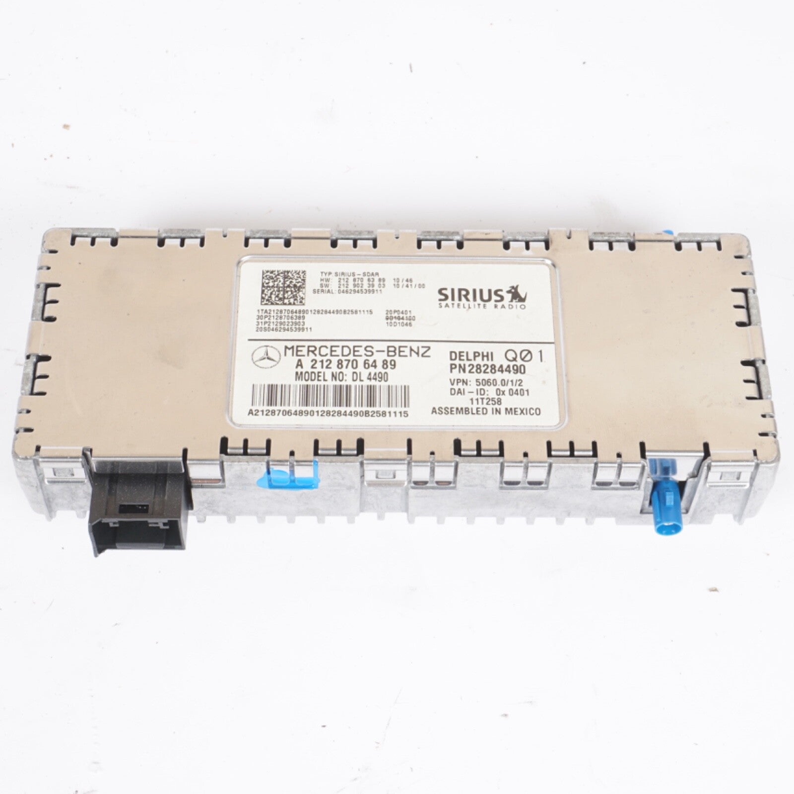 12-14 Mercedes W204 C250 C300 C350 Sirius Satellite Radio Receiver OEM