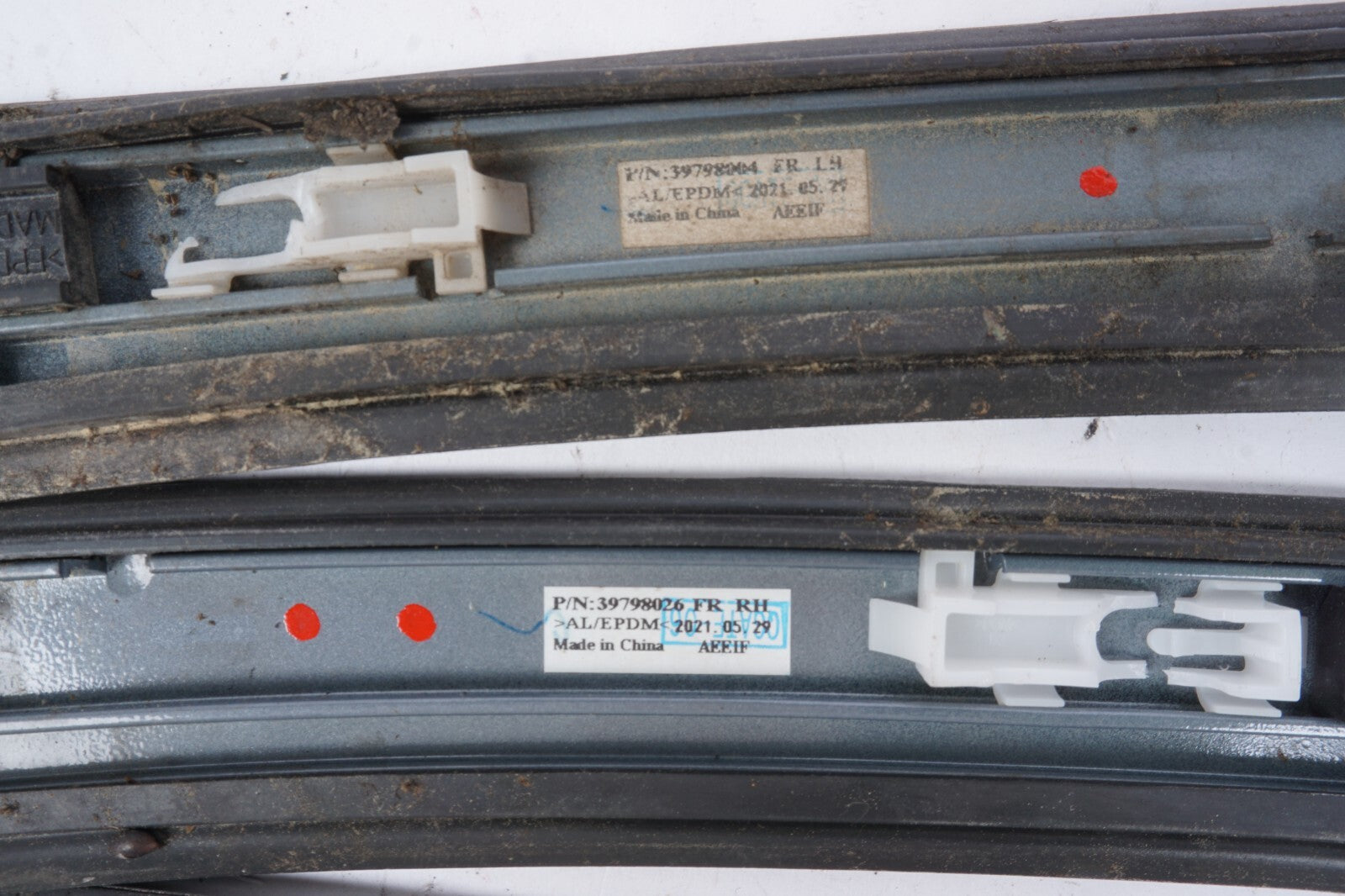 2021-2023 Polestar 2 Roof Molding Set Of 4 OEM