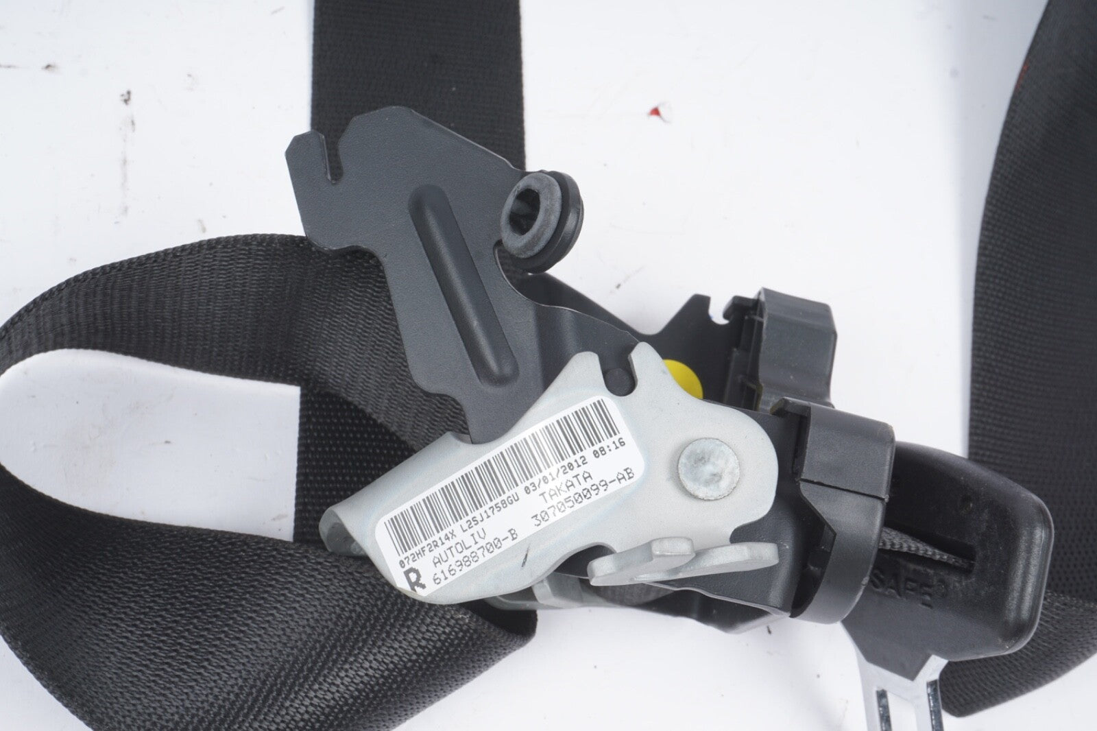 10-13 Mercedes Benz E350 Coupe Passenger Front Seat Belt Retractor Black OEM