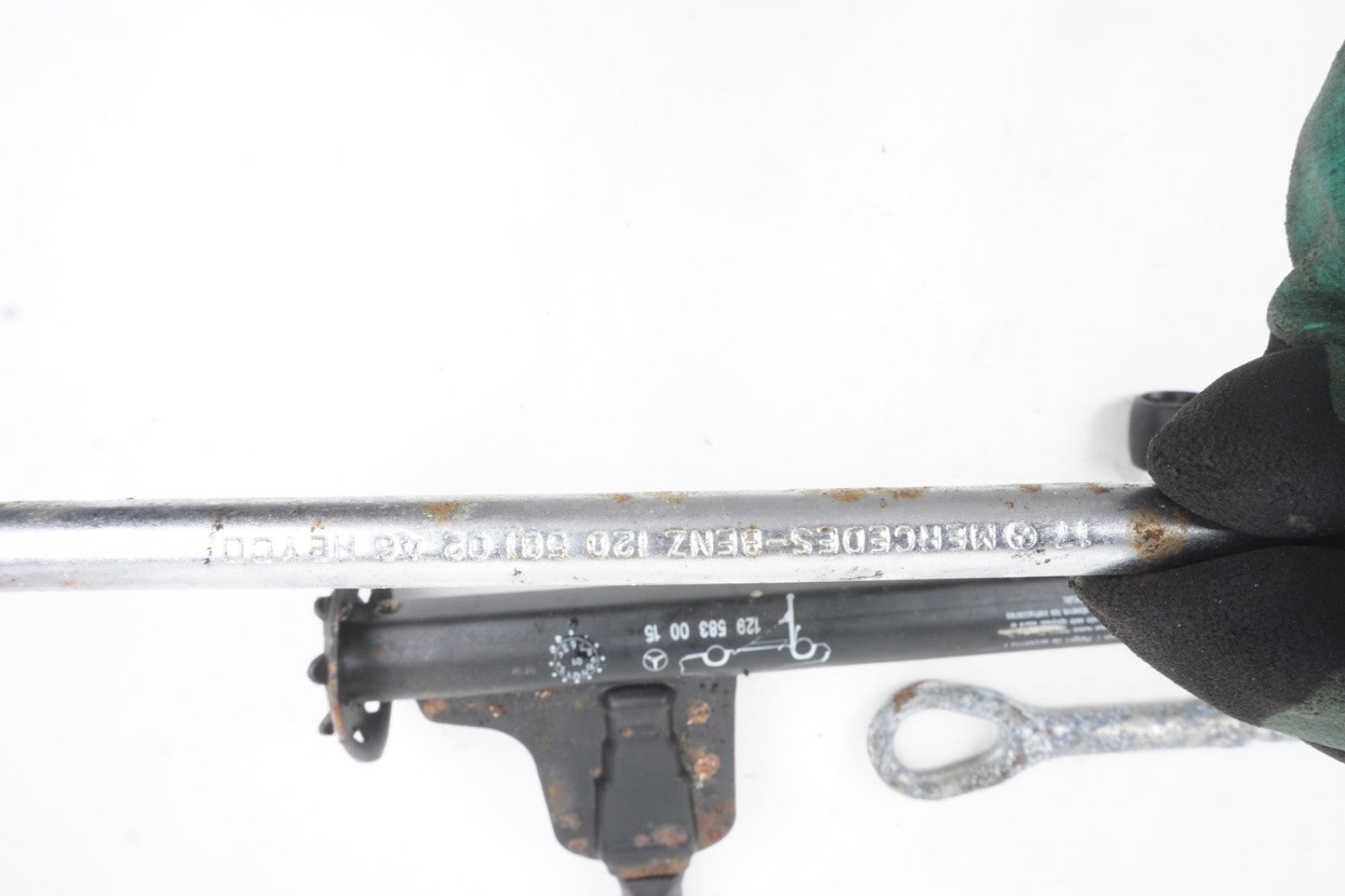 03-12 Mercedes SL500 SL55 AMG Emergency Spare Tire Jack Tool Kit A1295830015 Oem