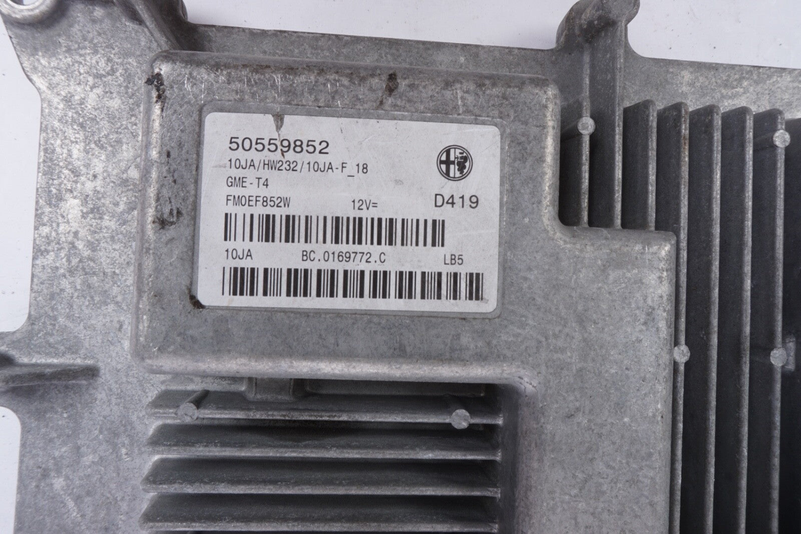 2017-2023 Alfa Romeo Giulia 2.0L Engine Computer ECU ECM Module 50559852 OEM
