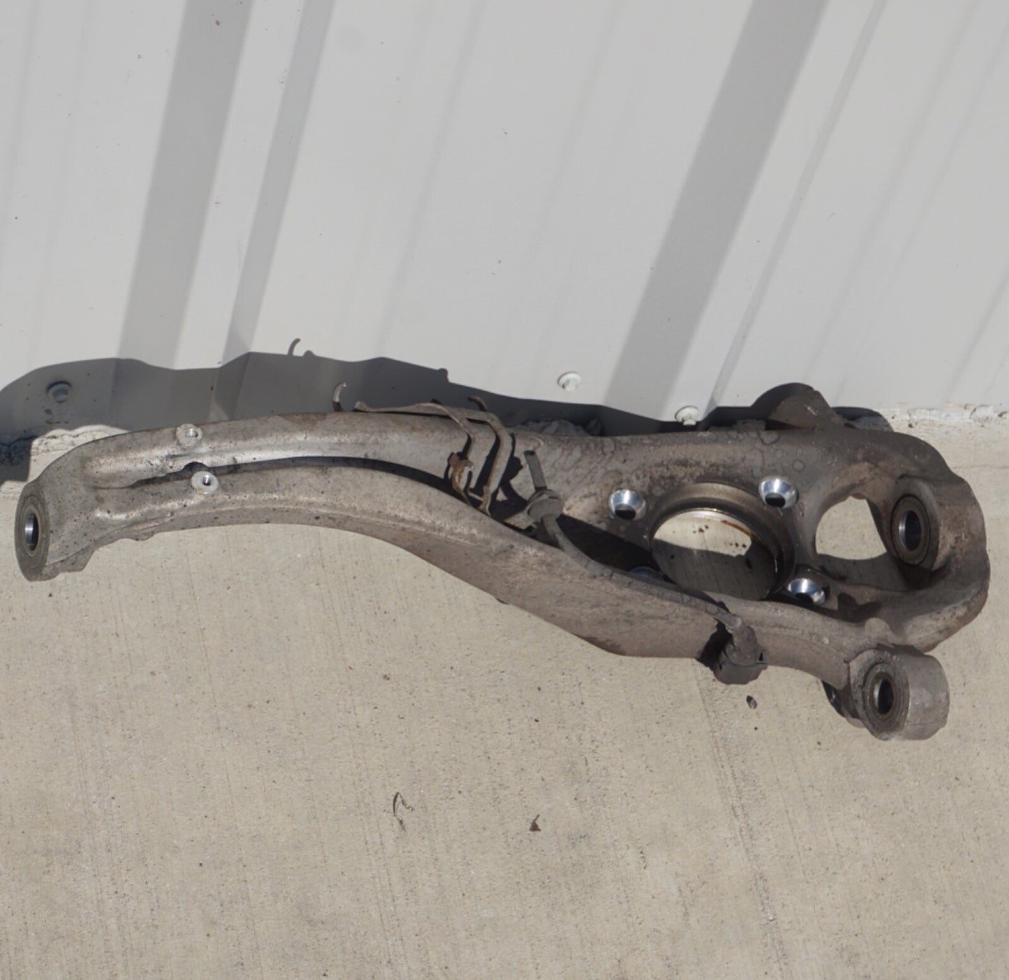 2011-2018 PORSCHE CAYENNE AWD FRONT LEFT DRIVER SPINDLE KNUCKLE HUB OEM