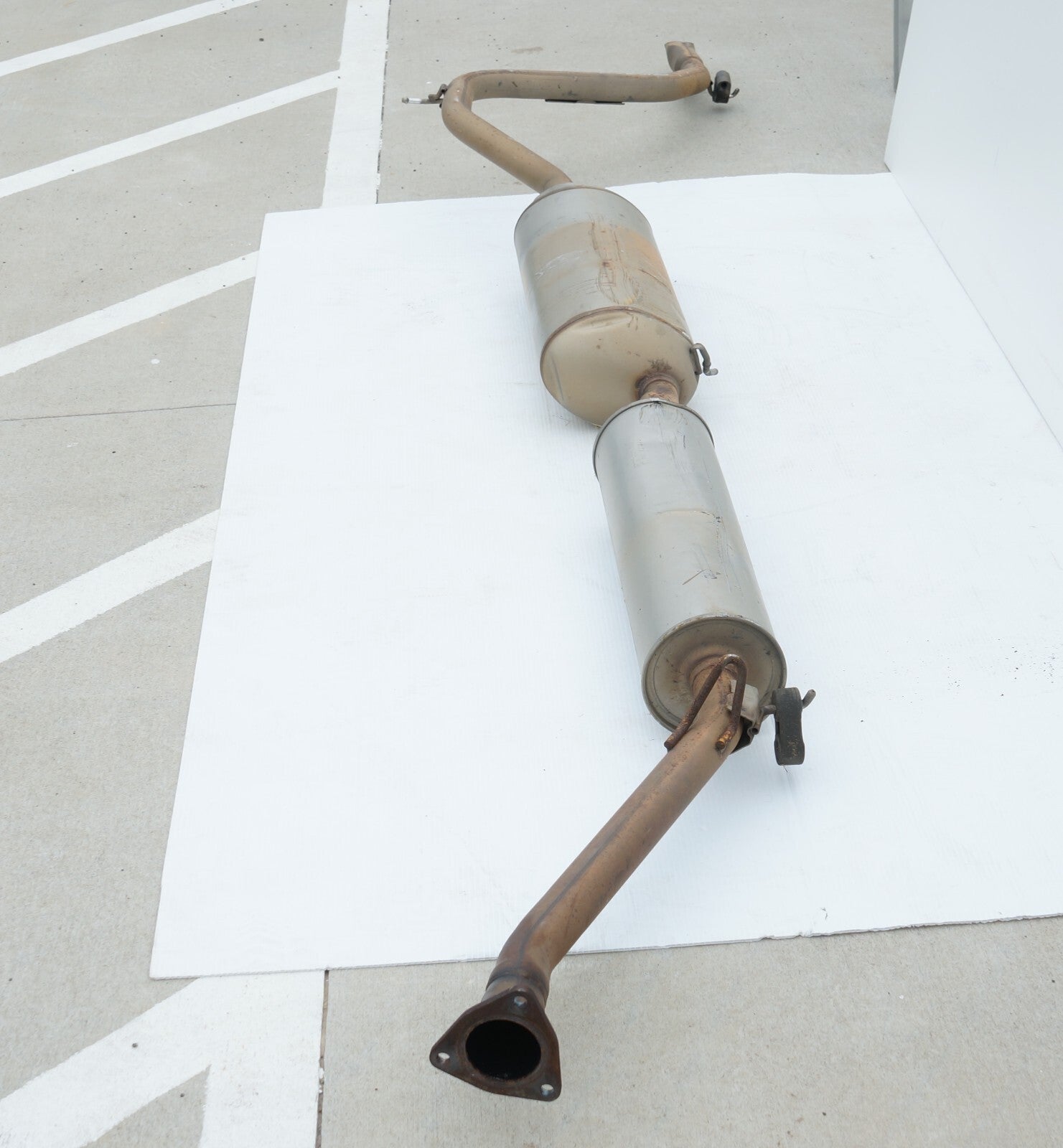 2014 - 2017 HONDA ODYSSEY LOWER EXHAUST MUFFLER PIPE CONVERTER LINE ASSEMBLY OEM