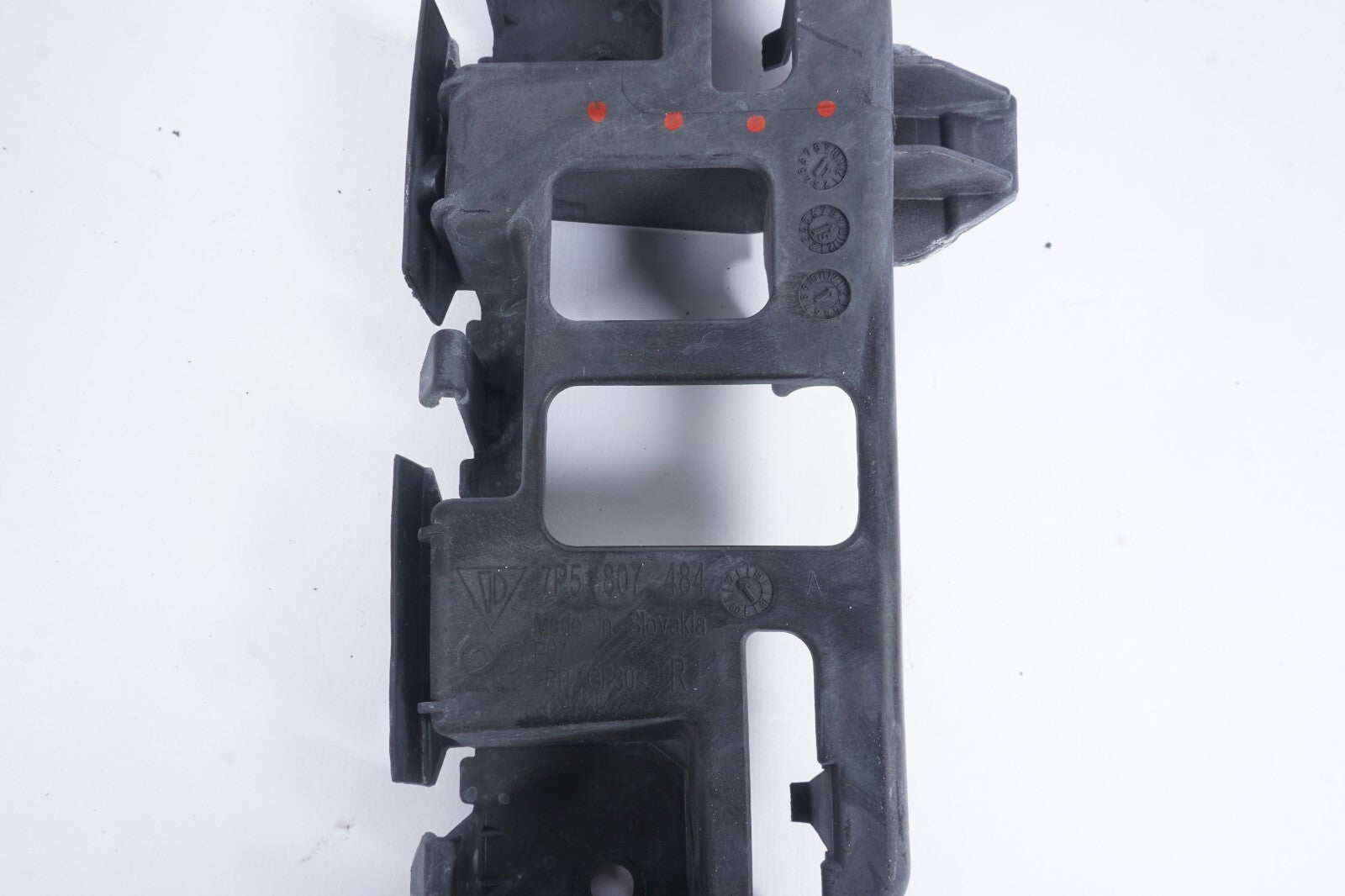 11-14 Porsche Cayenne Rear Right Pass Side Bumper Support Bracket Set Of 3 OEM