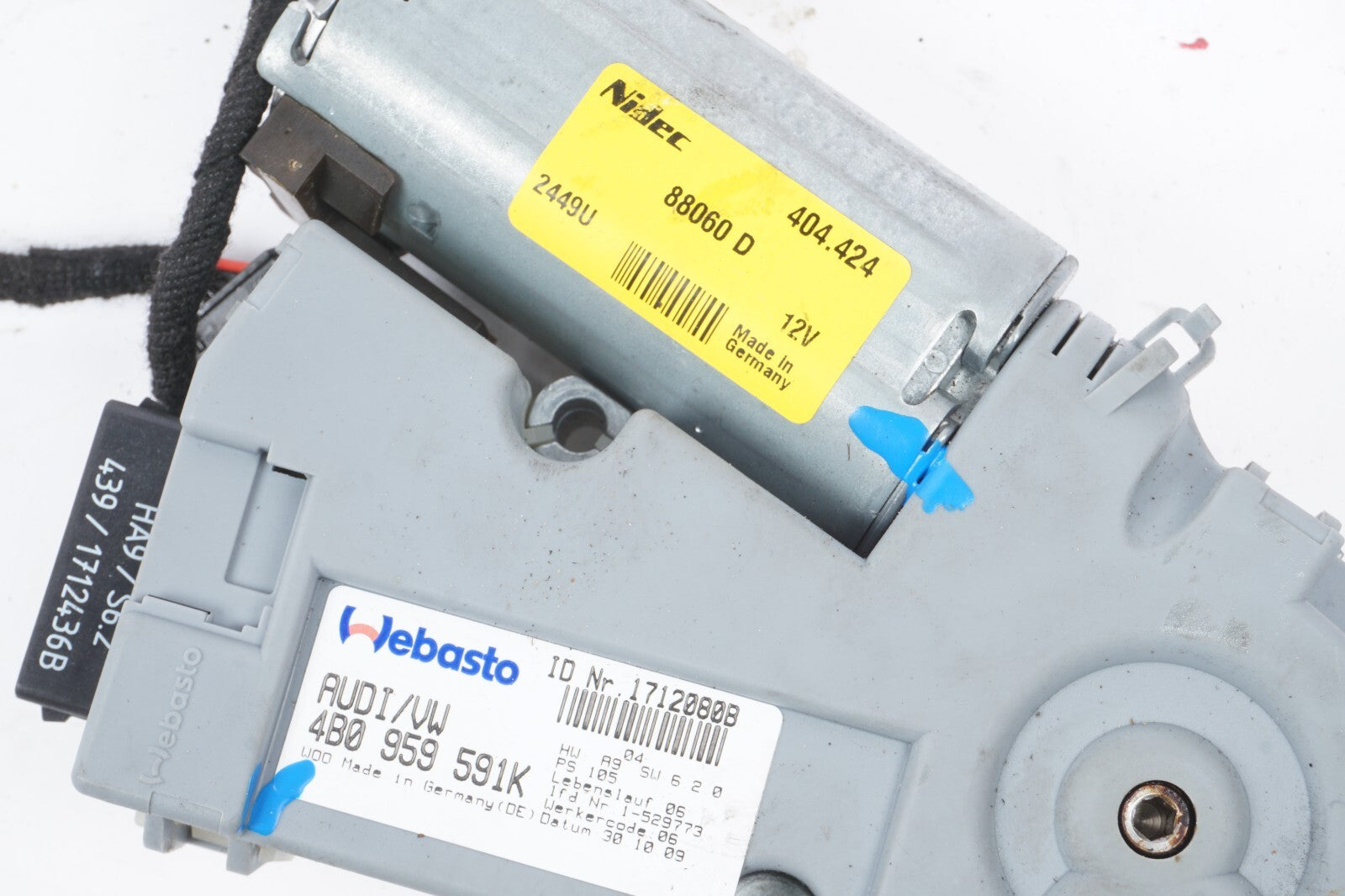 2005 - 2011 Audi A6 Sun Roof Motor 4B0959591K OEM