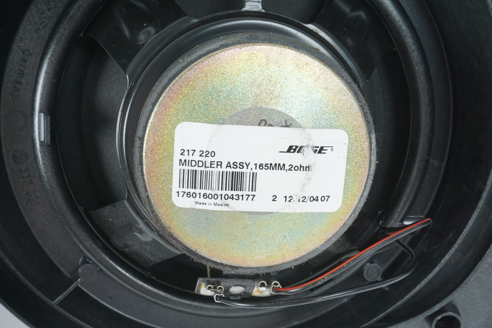2003-2008 Mercedes SL500 SL65 Door Audio Speaker Bose Left & Right  OEM