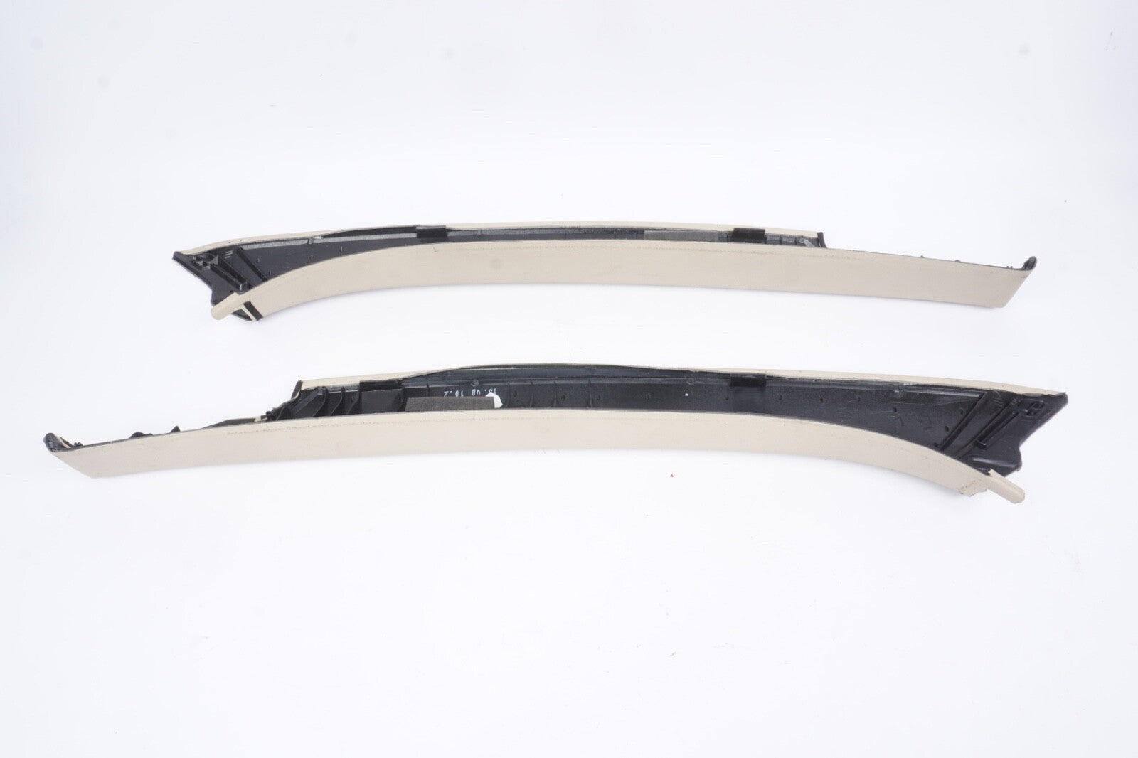14-17 MERCEDES W207 E400 E350 COUPE FRONT RIGHT LEFT TRIM A PILLAR OEM BEIGE
