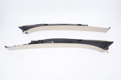 14-17 MERCEDES W207 E400 E350 COUPE FRONT RIGHT LEFT TRIM A PILLAR OEM BEIGE
