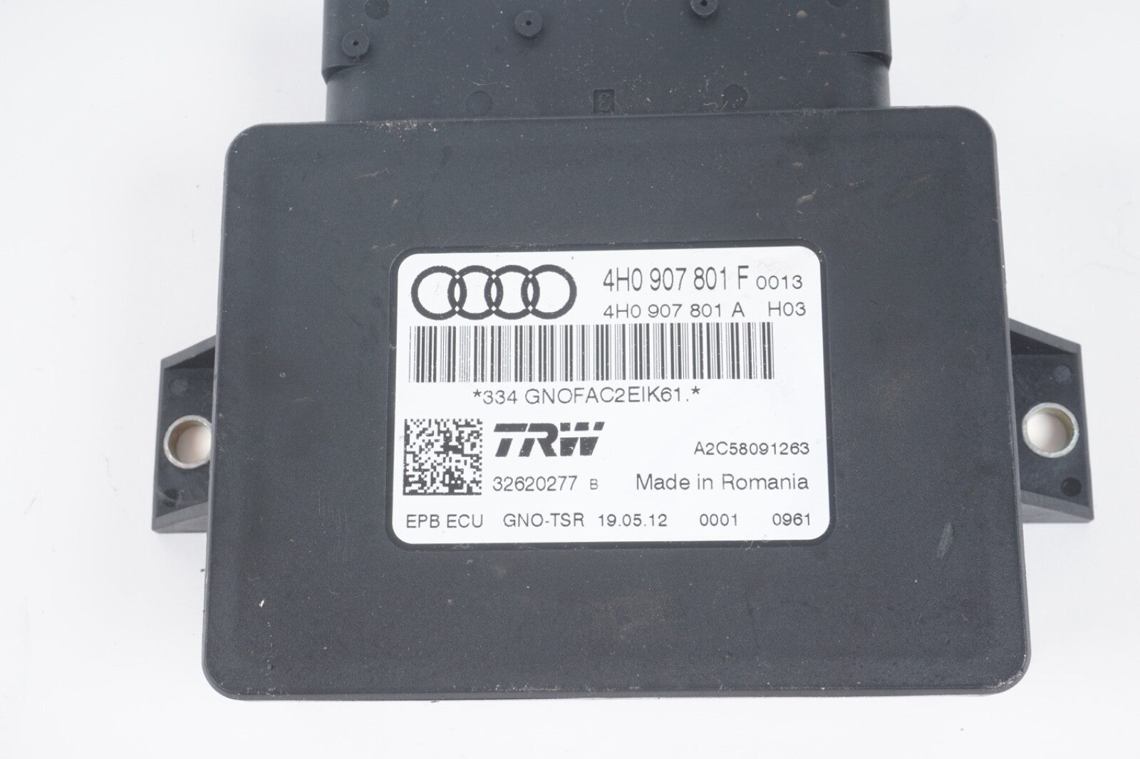AUDI PORSCHE PARKING BRAKE CONTROL MODULE COMPUTER 4H0907801F