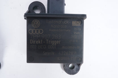 11-18 Porsche Cayenne Tire Pressure Monitor Sensor Module TPMS Set Of 2 OEM