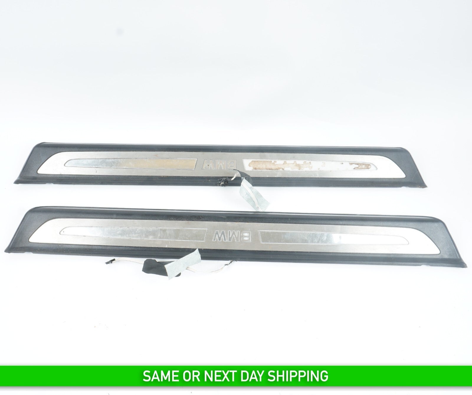 2012 - 2018 BMW 650i 640i DOOR SILL PLATE TRIM PANEL COVER LEFT & RIGHT  OEM