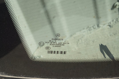 07-13 Mercedes W221 S400 S550 S63 AMG Rear Windshield Wind Shield Back Glass OEM