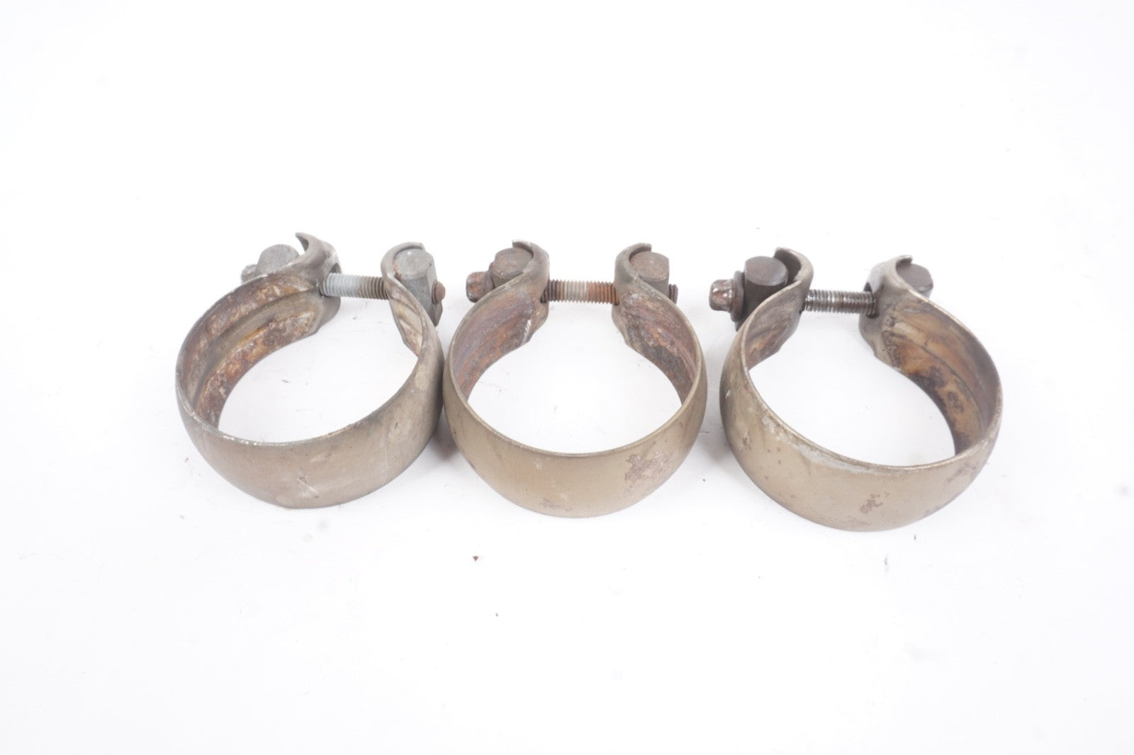 2011 - 2023 Mercedes E350 W207 W212 Exhaust Pipe Clamp Set of 3 OEM