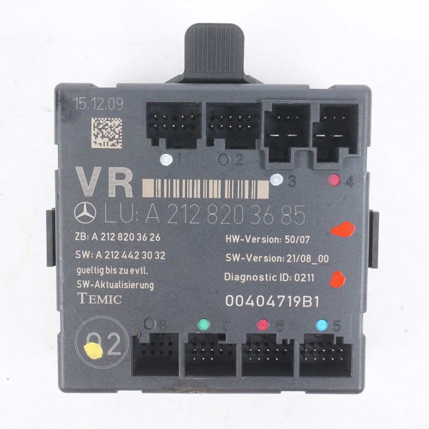 08-14 Mercedes-Benz C300 Front Right  Door Control Module 2128203685 OEM