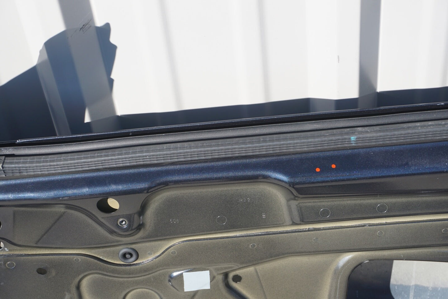 2012 - 2017 AUDI A7 FRONT RIGHT PASSENGER SIDE DOOR SHELL  OEM BLUE
