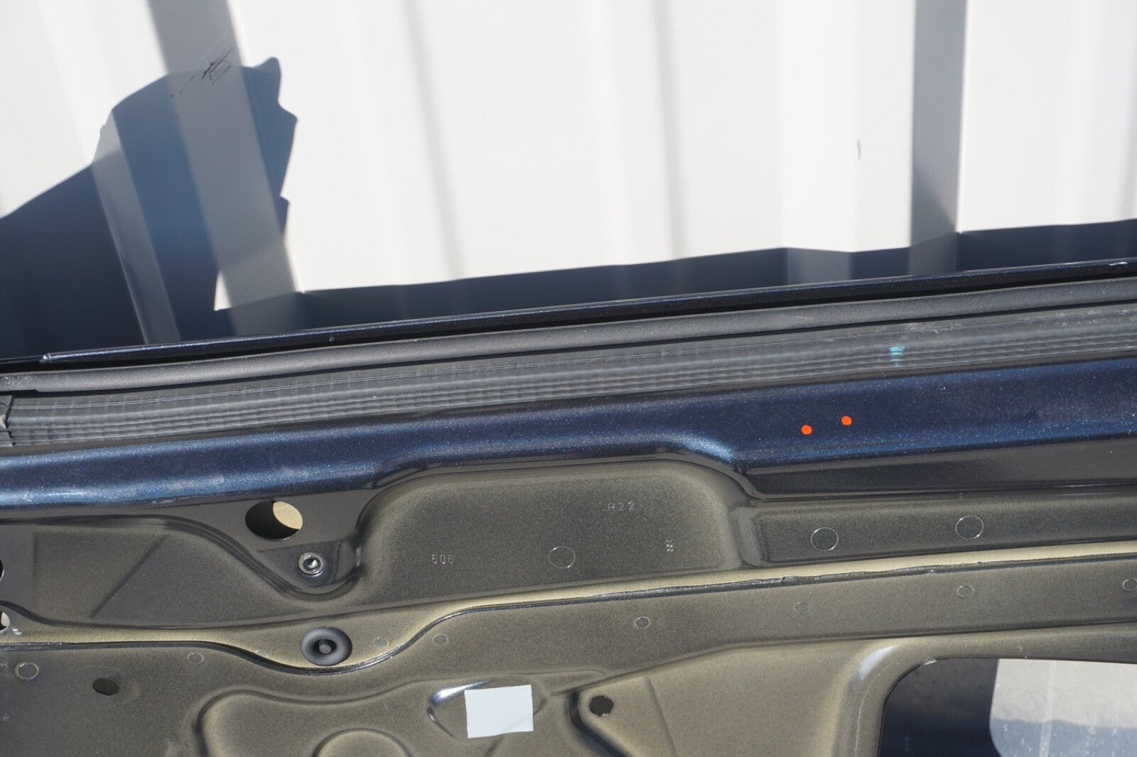 2012 - 2017 AUDI A7 FRONT RIGHT PASSENGER SIDE DOOR SHELL  OEM BLUE