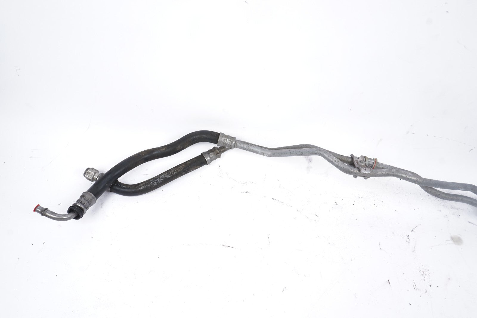 14-17 Mercedes S550e W222 3.0L Transmission Oil Cooler Hose Pipe Line OEM