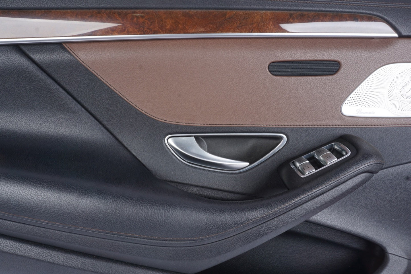 2014 - 2017 MERCEDES S550 W222 REAR LEFT DRIVER INTERIOR DOOR PANEL BLACK OEM