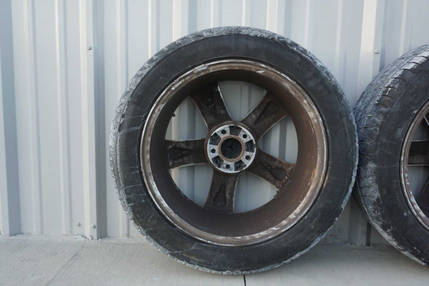 07-13 Mercedes W221 S550 CL500 Alloy Wheel Rim 9.5Jx19H2 & Tire SET Of 4 OEM