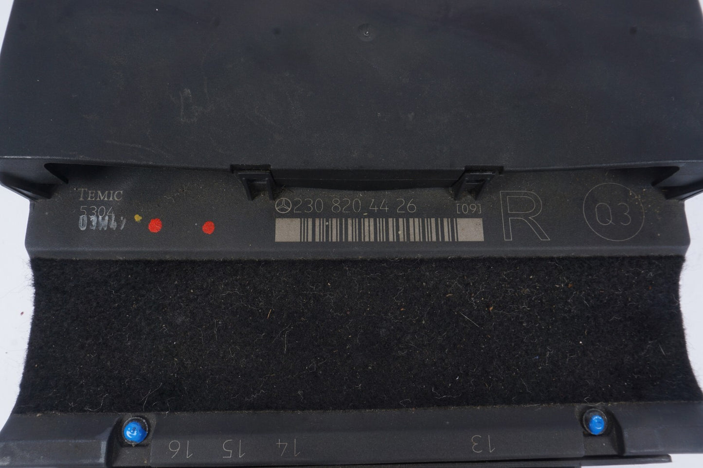 03-06 Mercedes R230 SL500 SL55 AMG Under Seat Control Module Right Passenger OEM