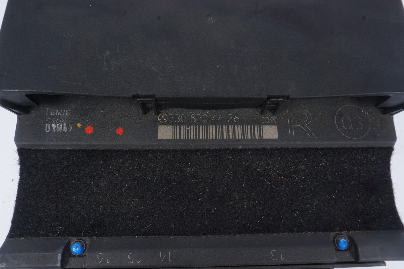 03-06 Mercedes R230 SL500 SL55 AMG Under Seat Control Module Right Passenger OEM