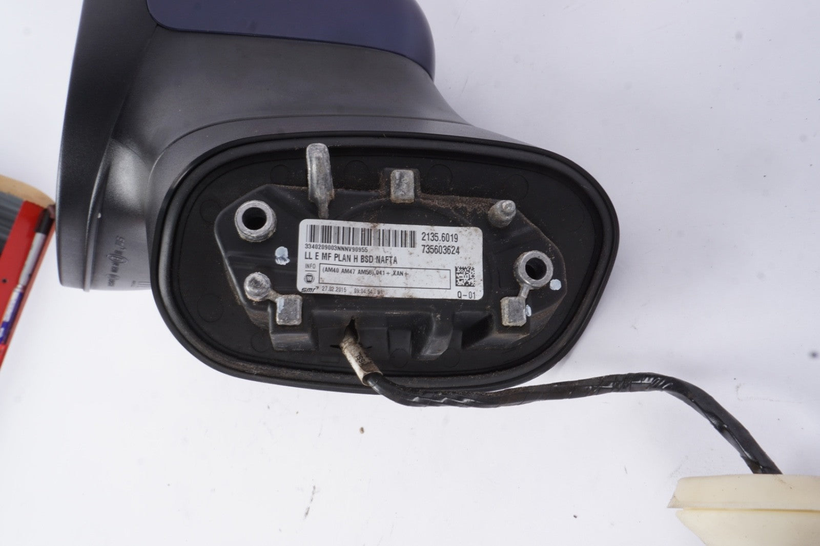 2016 - 2018 FIAT 500X SIDE MIRROR OEM LEFT DRIVER SIDE DOOR MIRROR  735603624