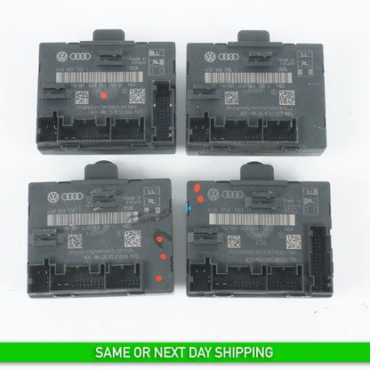 2012 - 2018 AUDI A7 DOOR CONTROL MODULE FRONT & REAR SET OF 4 OEM