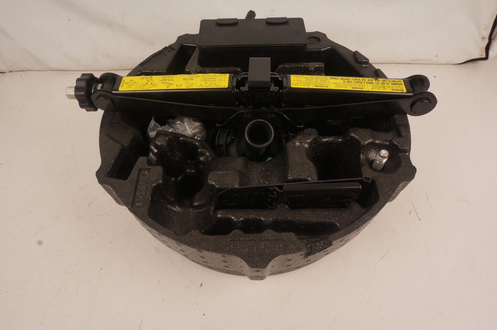 06-10 MERCEDES R350 R500 W251 EMERGENCY SPARE TIRE JACK TOOL KIT PUMP OEM