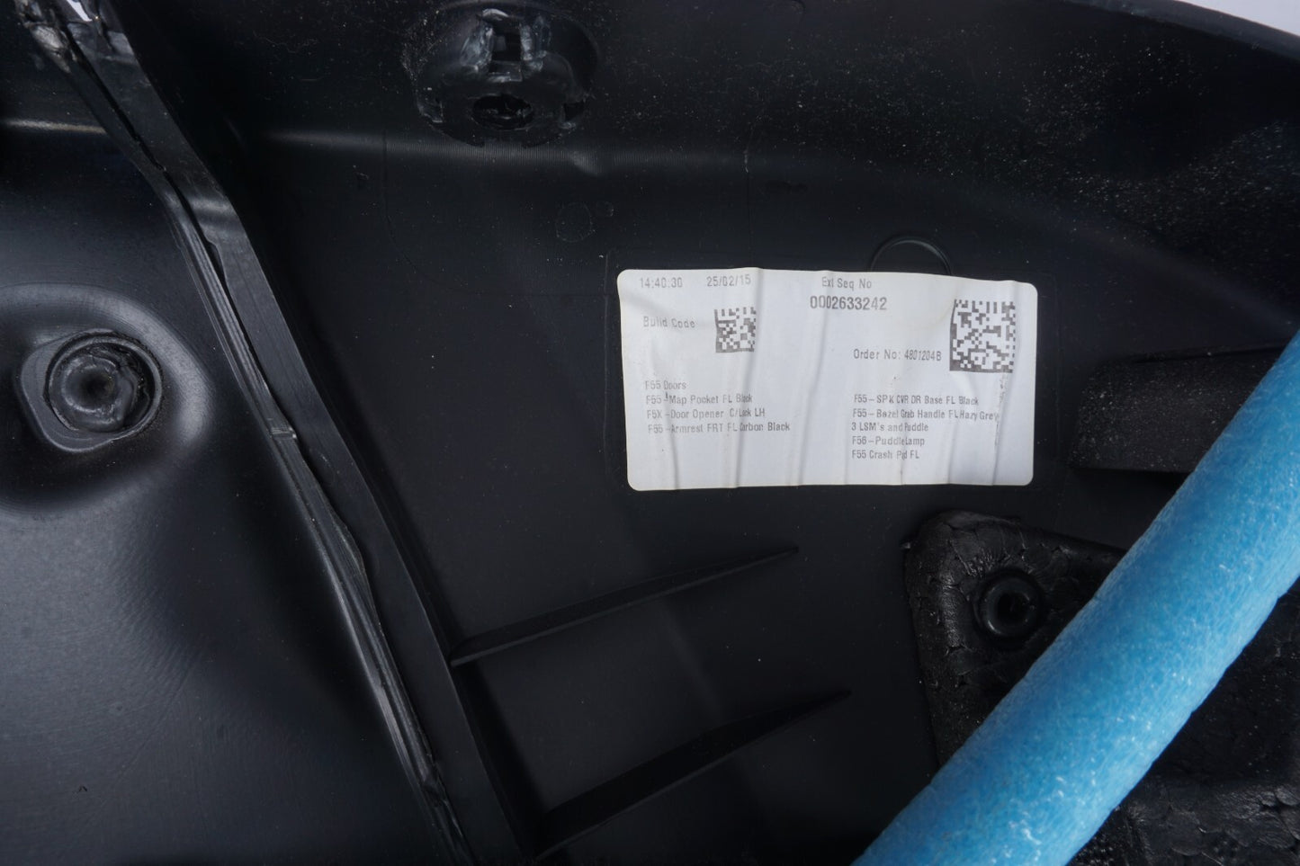 2015-2021 Mini Cooper 4 Door Front Left Driver Side Door Panel Trim OEM