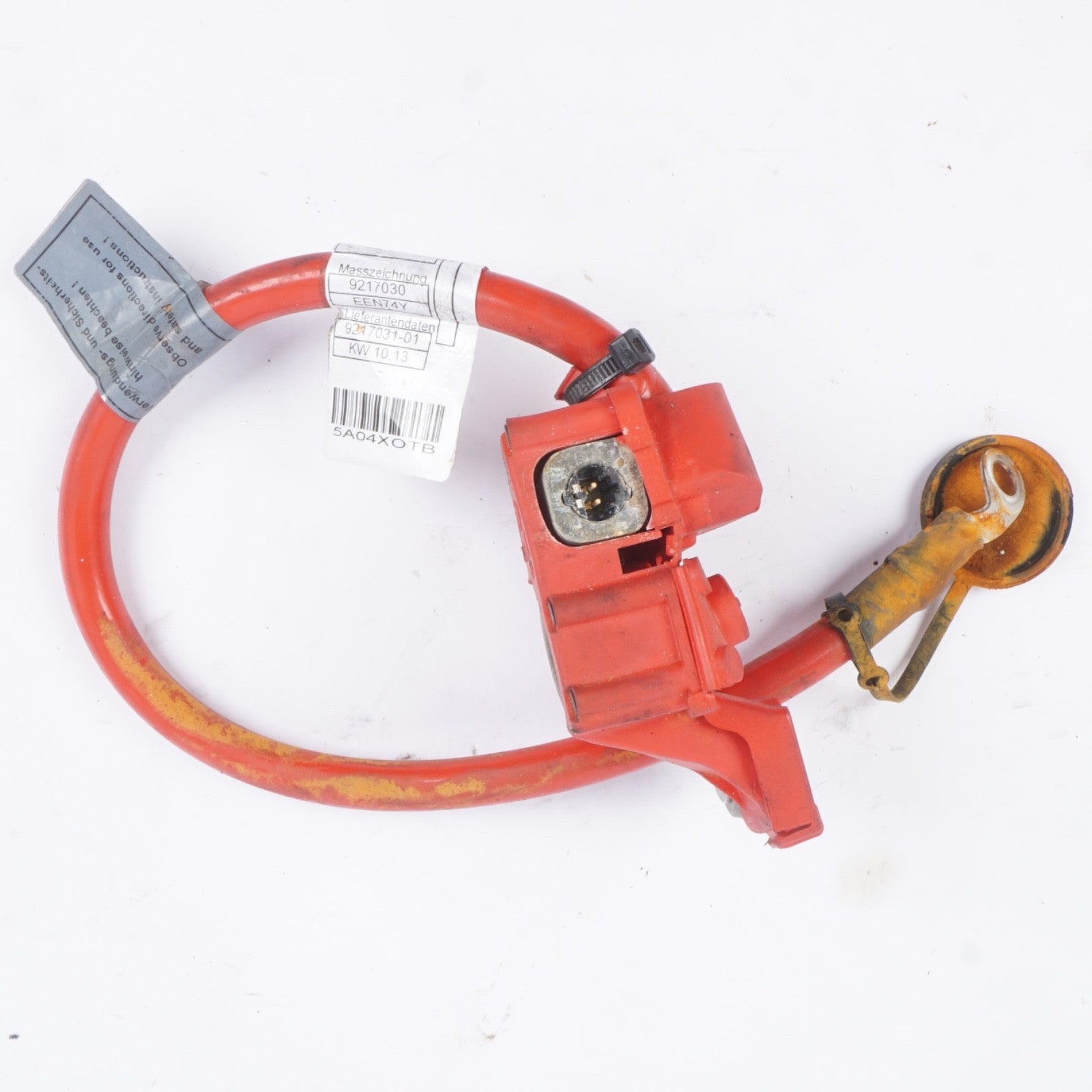 06-13 OEM BMW E82 E90 E92 M3 Battery Plus Pole Terminal Positive Red Cable