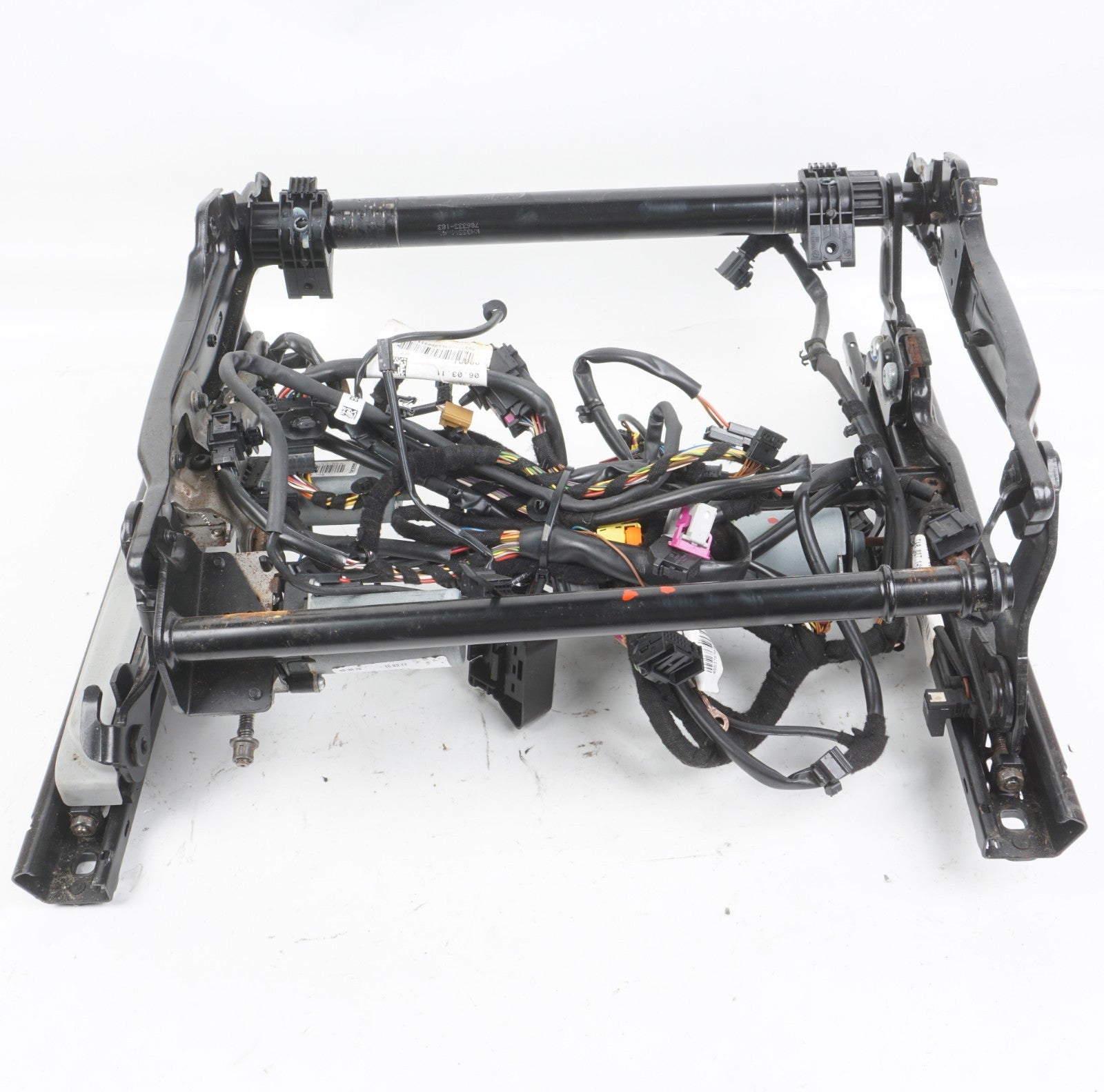 2011-2017 Audi A8 Front Right Passenger Seat Track Rail & Motors OEM