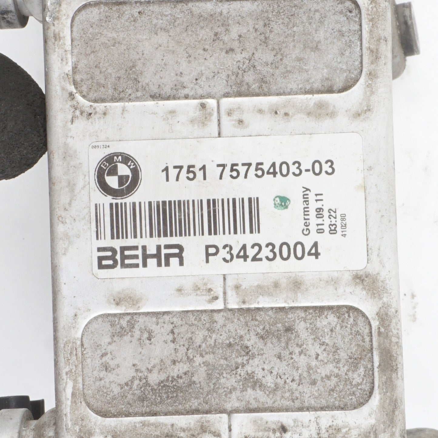 2009 - 2017 BMW F01 550i 650i 750i Engine Motor Intercooler Charge Unit 7575405