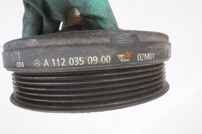 98-07 Mercedes W163 ML350 E430 Engine Crankshaft Pulley Damper 1120350900 OEM