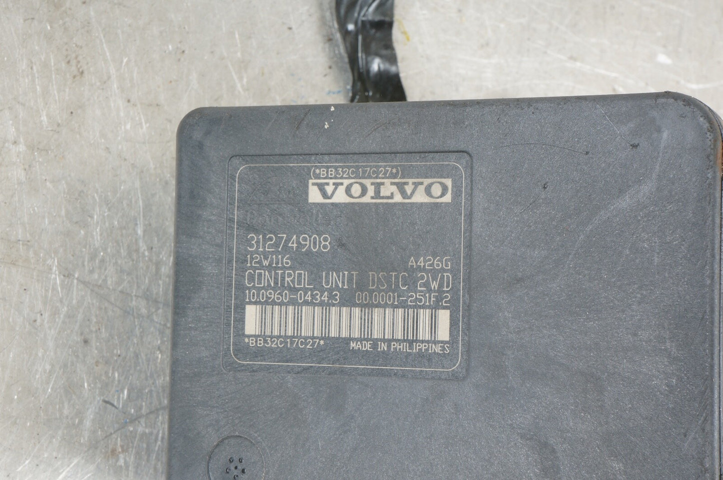 2012 VOLVO C70 ABS Anti-Lock Brake Pump Module Unit 31274908