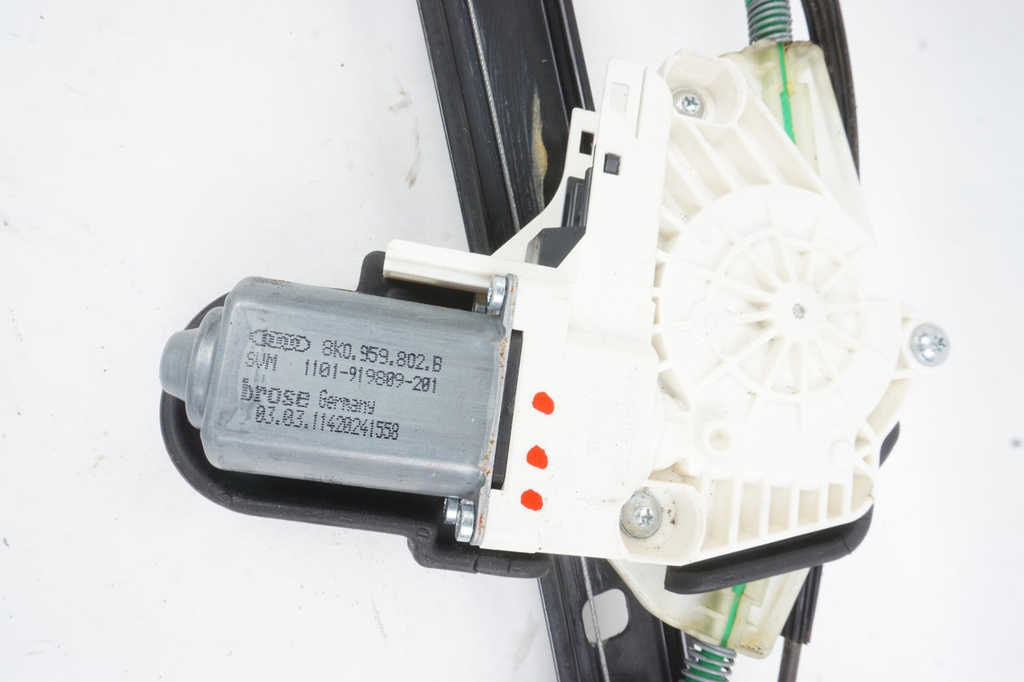 2011-2018 Audi A8L Rear Window Regulator & Motor Left Driver Side OEM