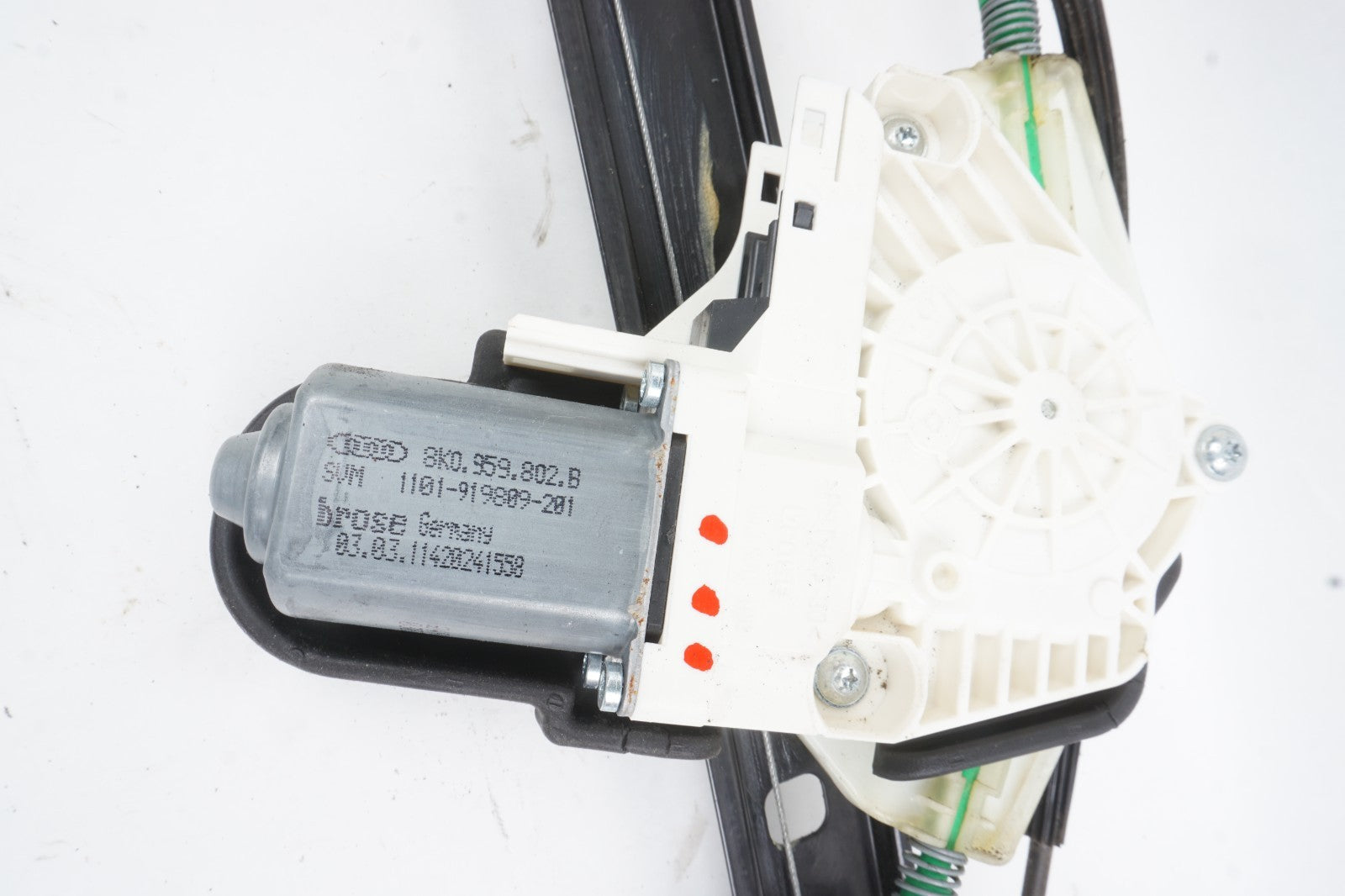 2011-2018 Audi A8L Rear Window Regulator & Motor Left Driver Side OEM