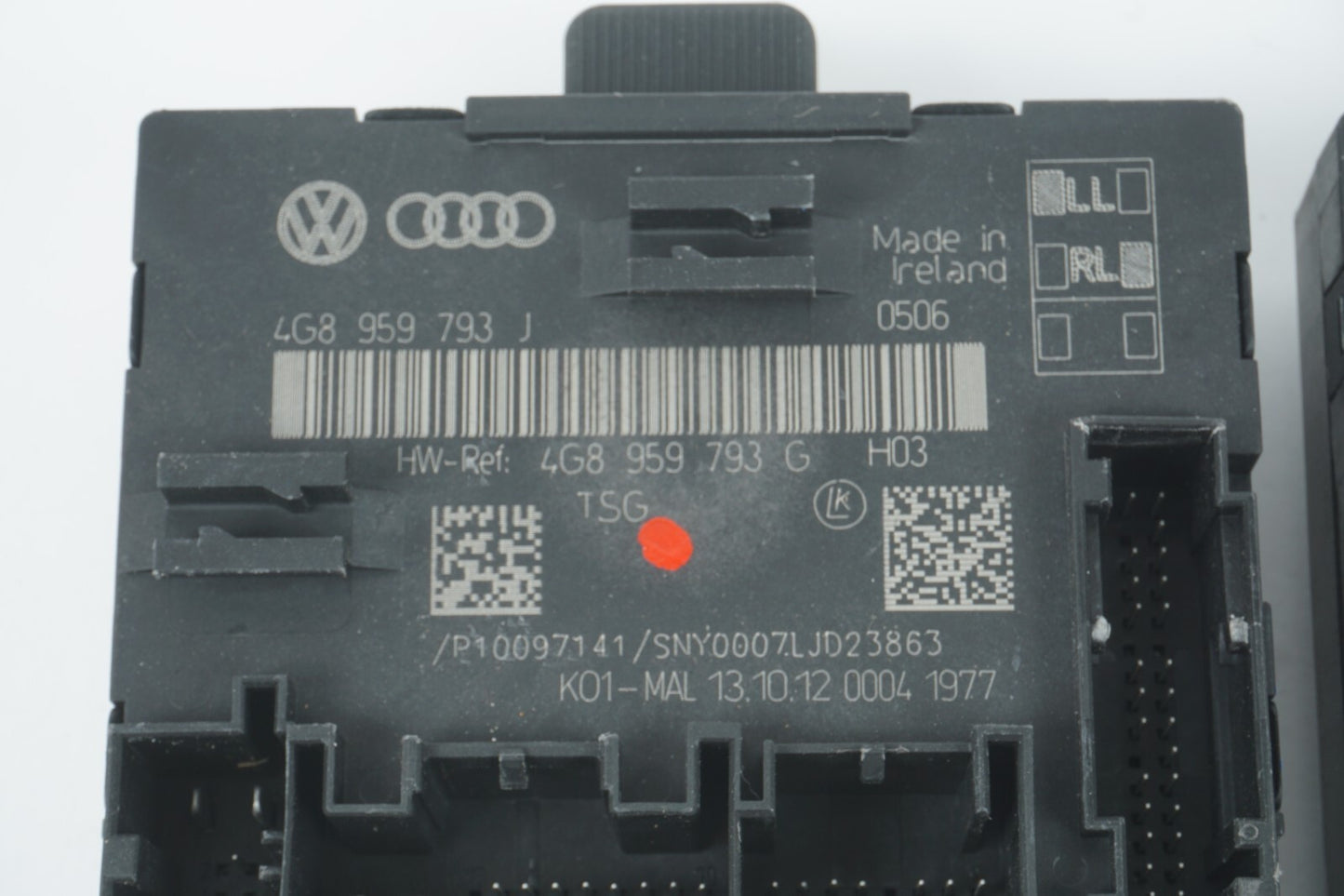 2012 - 2018 AUDI A7 DOOR CONTROL MODULE FRONT & REAR SET OF 4 OEM