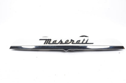 2014 - 2019 Maserati Ghibli Rear Trunk Lid Trim Molding w/ Camera OEM