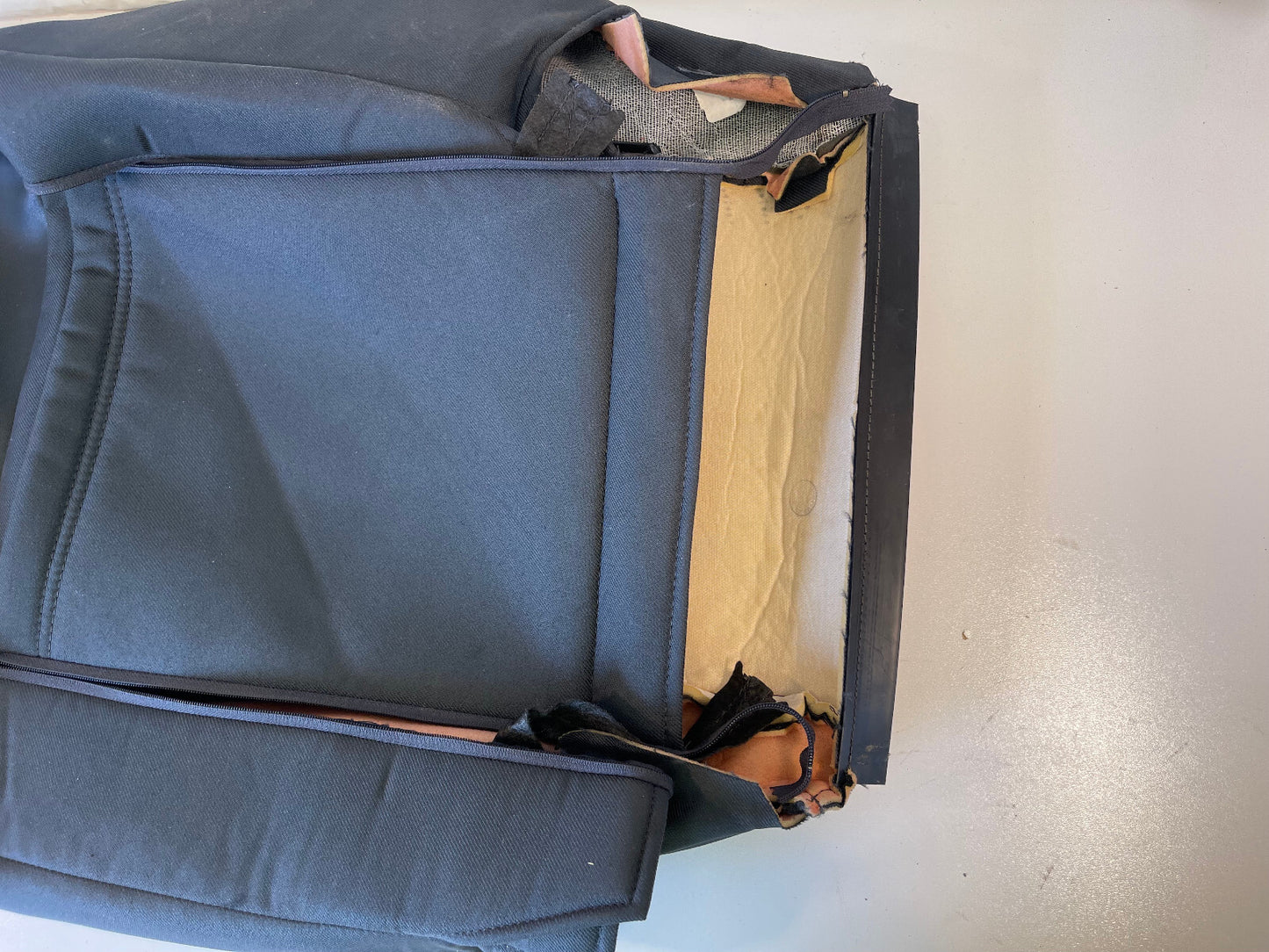 12 13 14 15 16 17 FIAT 500 FRONT RIGHT PASSENGER SEAT BACK COVER UPPER  TRIM OEM