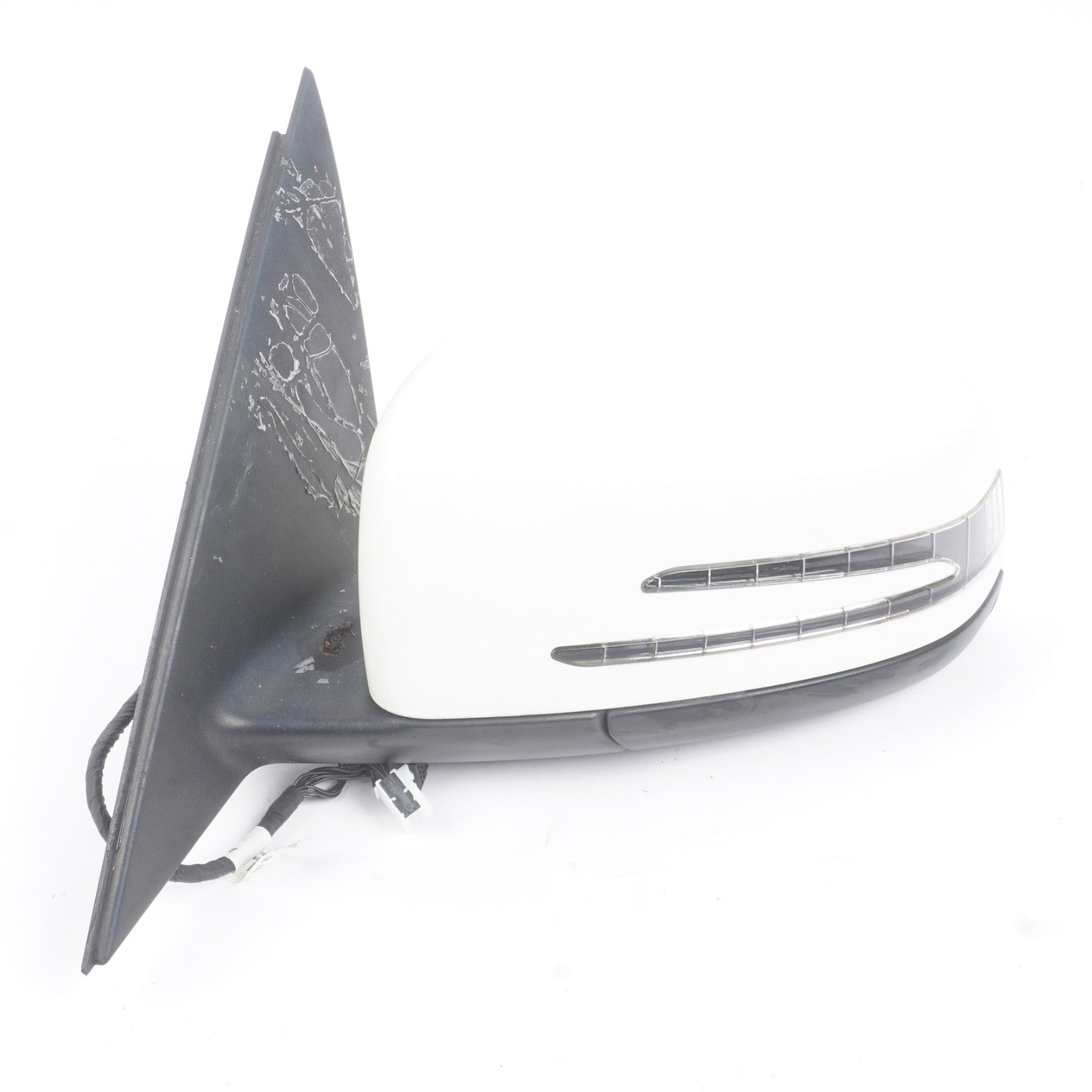 2011 - 2014 Mercedes Benz C250 C300 C350 Left Drivers Side View Mirror White