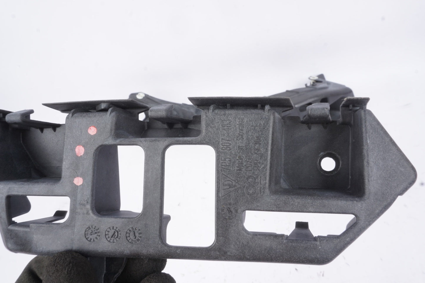 11-14 Porsche Cayenne 958 Rear Left Driver Side Bumper Mount Bracket Oem