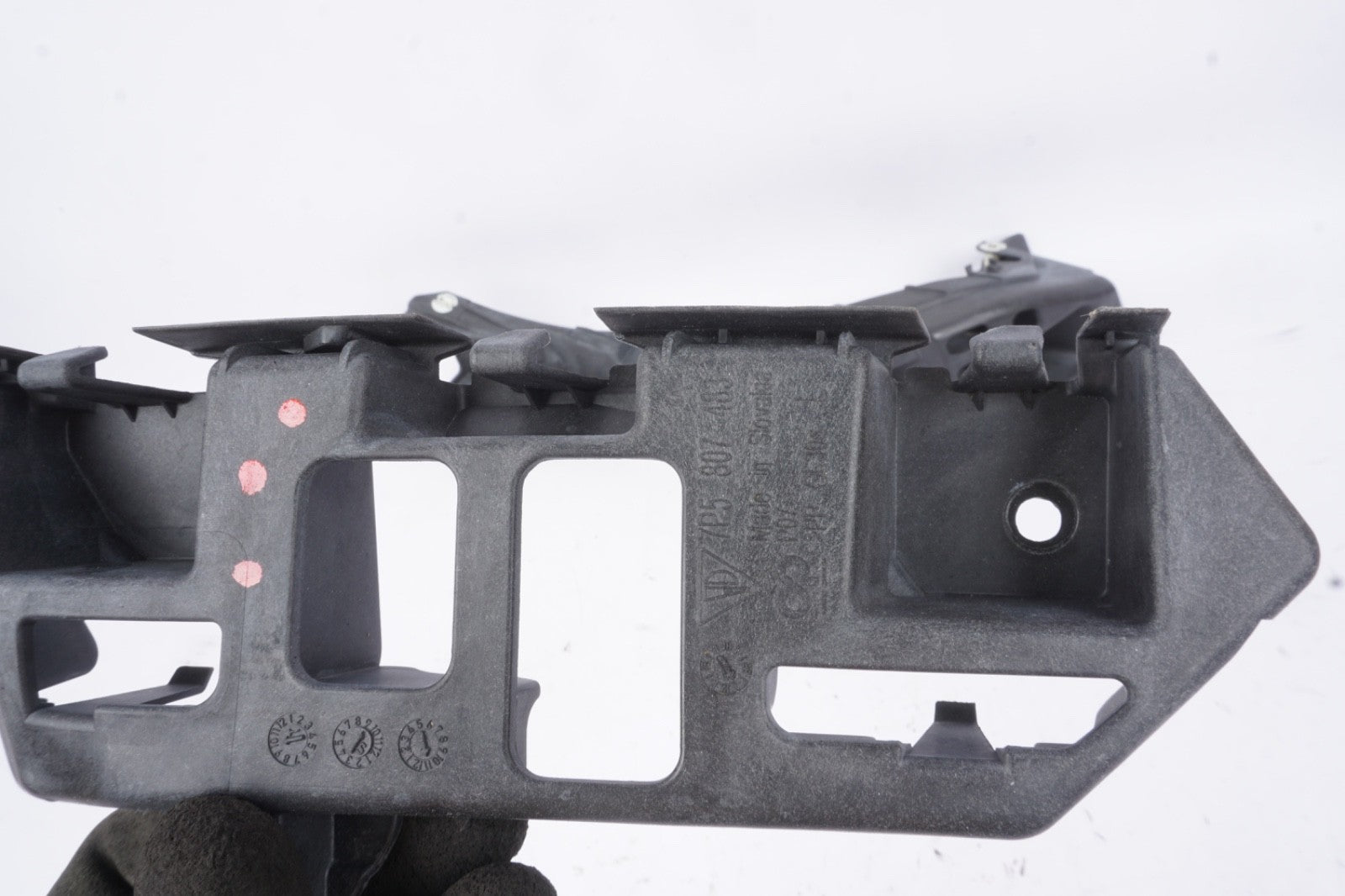 11-14 Porsche Cayenne 958 Rear Left Driver Side Bumper Mount Bracket Oem