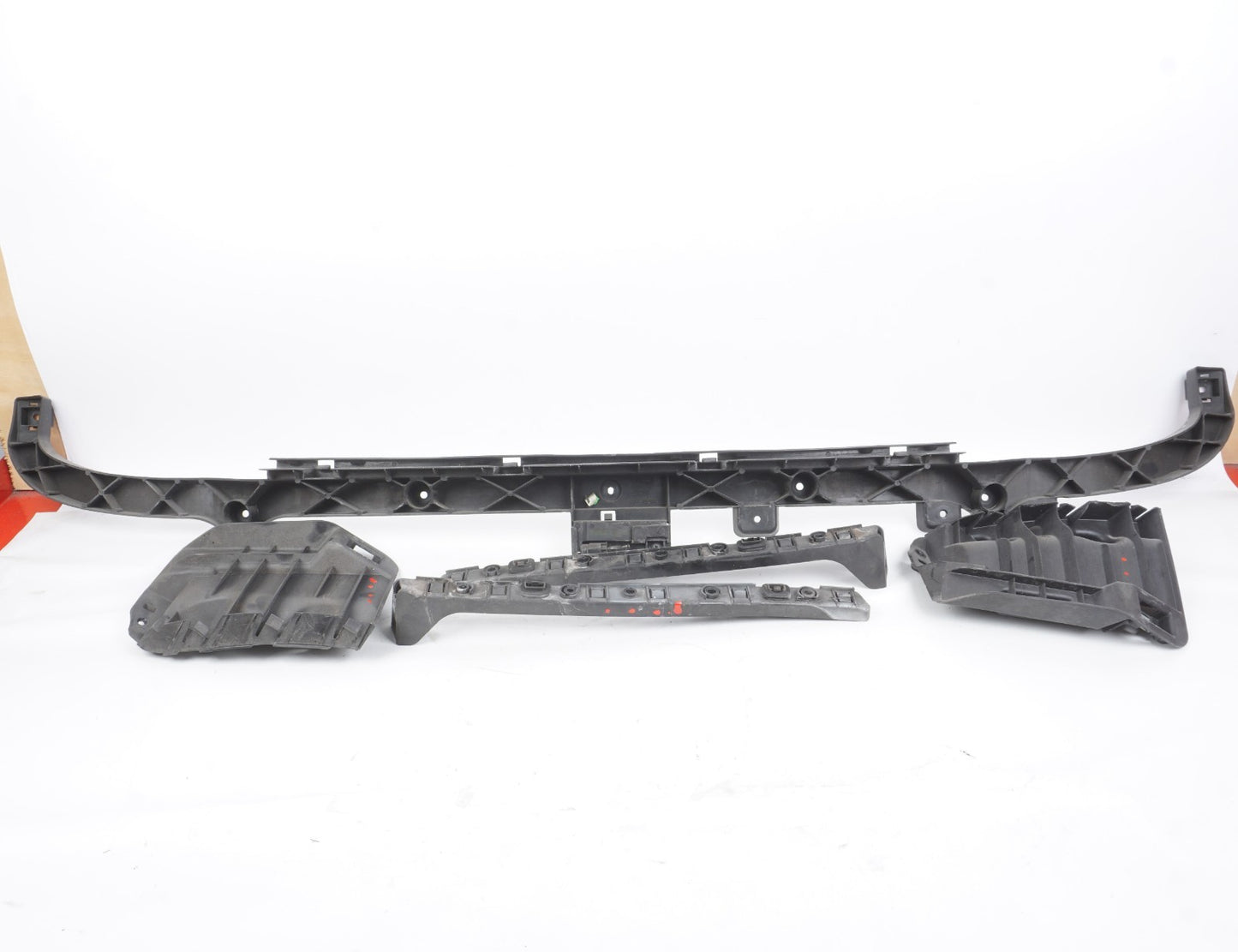 2014 - 2017 Maserati Ghibli Rear Bumper Support Mount Bracket Set OEM