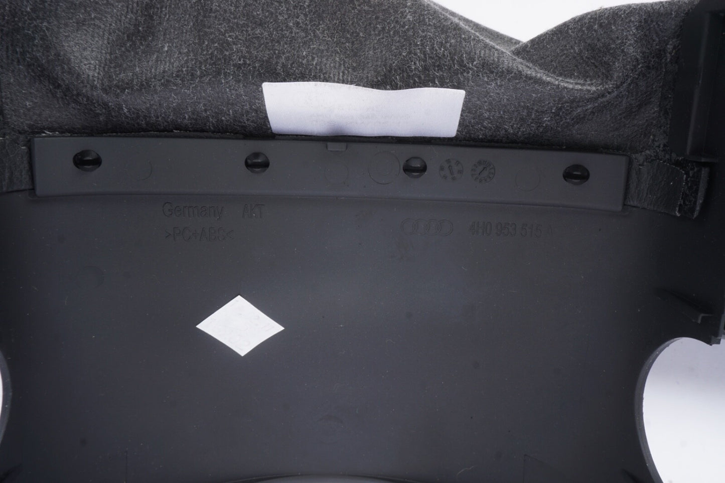 2011-2018 AUDI A8 L S8 D4 STEERING COLUMN SHROUD COVER W/ SPEEDOMETER TRIM OEM